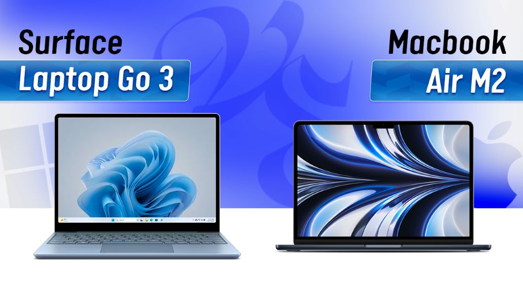 Surface Laptop Go 3 vs MacBook Air M2