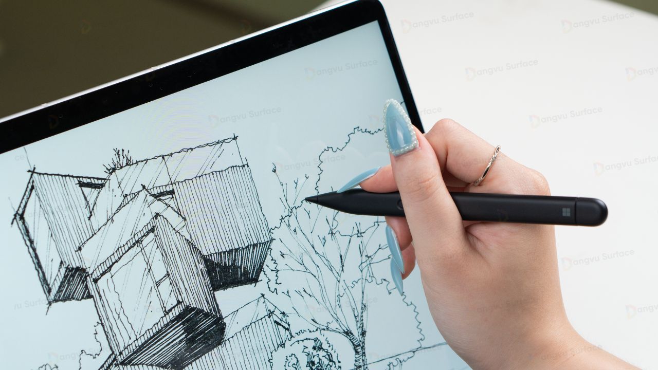 Surface Pro 9 Forest tương thích với Surface Pen